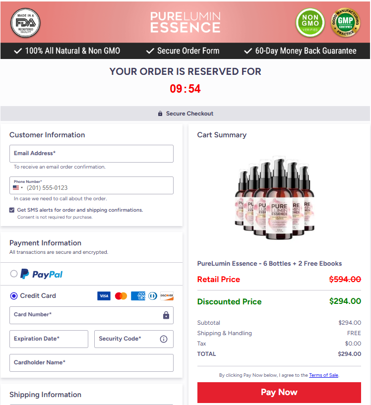purelumin-essence-order-page